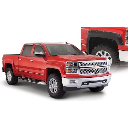 14-17 SILVERADO 1500 CREW CAB SB(69.3IN)POCKET STYLE FENDER FLARES